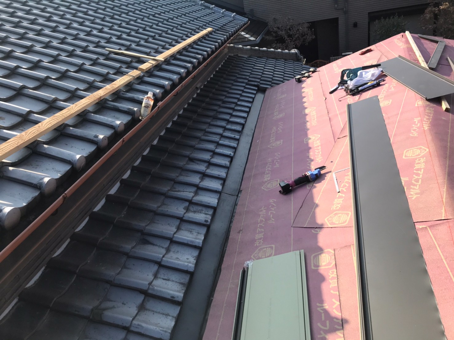 立平葺き葺き替え